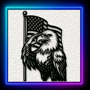 American Eagle Flag 4 Wall Art Home Decor