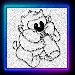 Baby Taz Wall Art Looney Toons Home Decor