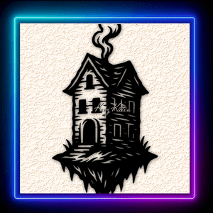 Haunted House 8 Wall Art Home Decor