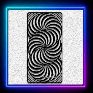 Optical Illusion Wall Art Swirls Home Decor