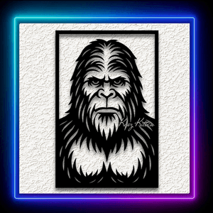 Dad Bigfoot Wall Art Sasquatch Home Decor