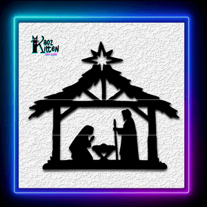 Nativity Scene Religious Christmas Wall Art Home Decor