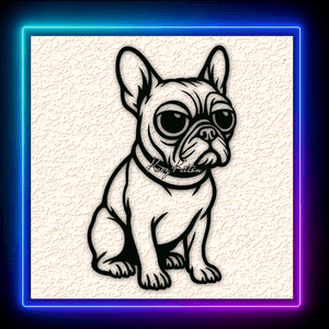 Funny French Bulldog Wall Art Home Decor
