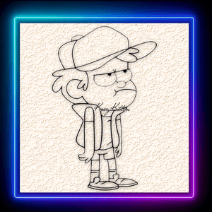 Gravity Falls Grumpy Wall Art Home Decor