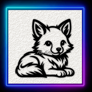 Baby Fox Wall Art Home Decor