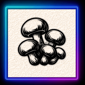 Realistic Mushroom 7 Wall Art Home Decor