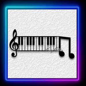 Piano Keys Music Wall Art Home Decor