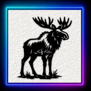 Moose Tundra 7 Wall Art Home Decor