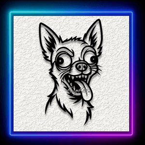 Funny Chihuahua Dog Wall Art Home Decor