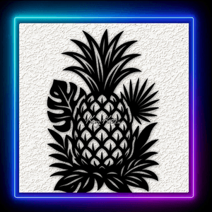 Tropical Pineapple Wall Art Home Decor