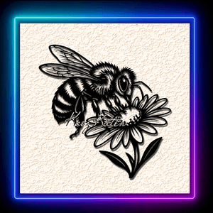 Honey Bee Pollen Spring Wall Art Home Decor