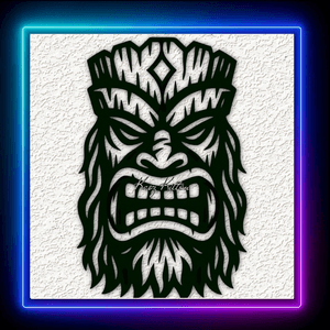 Tiki Island 4 Wall Art Home Decor