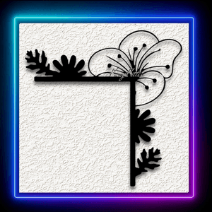 Tropical Flower Corner Door Topper Spring Home Decor