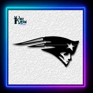 New England Patriots Logo Football Team Wall Art Home Decor