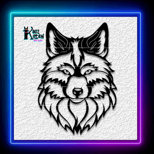 Wolf Mountain &amp; Desert Wildlife Wall Art Home Decor