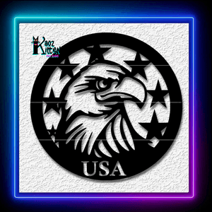 USA Eagle United States of America Wall Art Home Decor
