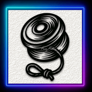 Yoyo Toy Wall Art Home Decor