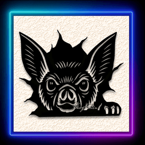 Halloween Bat Wall Door Topper Wall Art Home Decor