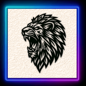 Tribal Lion Wall Art Home Decor