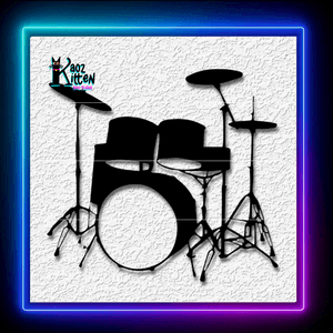 Drum Set Musician Wall Art Home Decor
