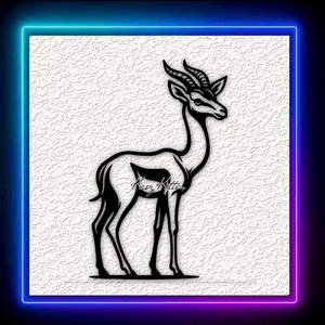 Gazelle Antelope Wall Art Home Decor