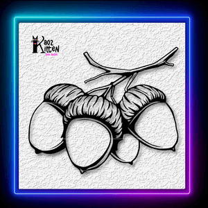 Acorn Wall Art Thanksgiving Acorns Decor Wall Art Home Decor