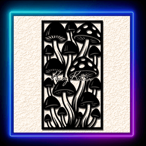 Mushroom Garden Forest Wall Art Home Decor