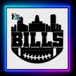 Buffalo Bills Super Bowl Football Team Wall Art Home Decor