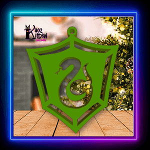 Slytherin Ornament Harry Potter House Crest Wall Art Home Decor