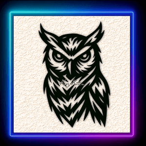 Tribal Owl Wall Art Home Decor