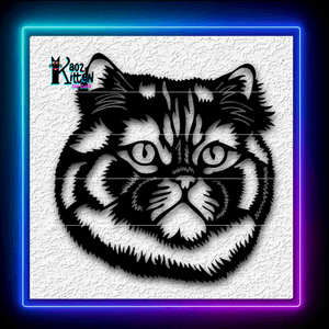 Shorthair Kitty Cat Wall Art Home Decor
