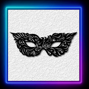 Mardi Gras Feathered Mask New Orleans Wall Art Home Decor