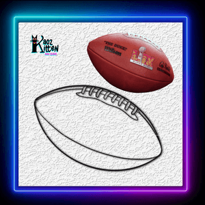 Football Super Bowl Wall Art Home Decor