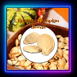 Realistic Halloween Fall Pumpkin Seeds (2 Versions)