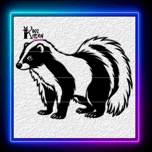 Skunk Woodland Animal Wall Art Home Decor