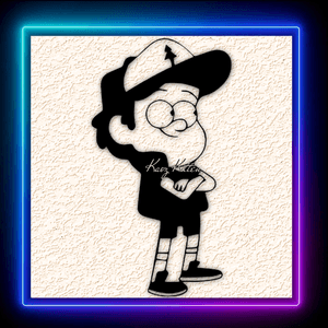 Gravity Falls Character Boy Wall Art Home Decor