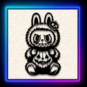 Halloween Labubu Monster Jack o Lantern