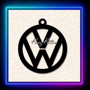 Volkswagen Auto Car Logo Emblem Keychain