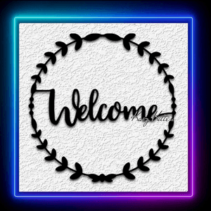 Welcome Wreath Wall Art Home Wall Decor