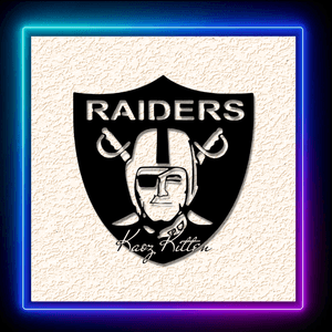 Las Vegas Raiders Logo Symbol Wall Art Home Decor