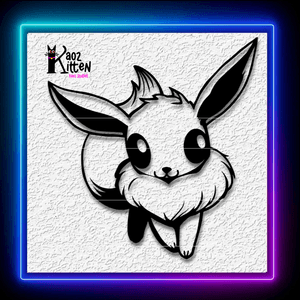 Eevee Wall Art Pokemon Decor Gamer Wall Art Home Decor