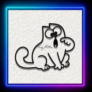 Simons Cat Remix Fanart Wall Art Home Decor