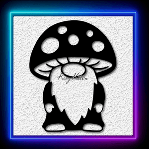 Standing Shroom Gnome Garden Mushroom Wall Art Home Decor