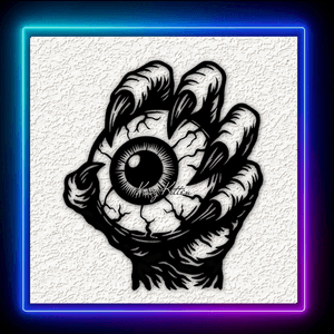 Demon Claws Eye Wall Art Home Decor