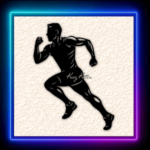 Track Runner Wall Art Home Decor