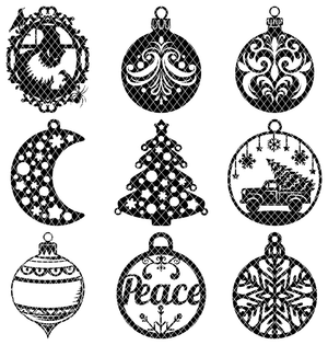 Christmas Ornaments STL Bundle