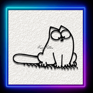 Simon’s Cat Sit Fanart Wall Art Home Decor