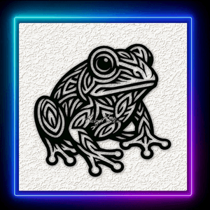 Tribal Frog 3 Wall Art Home Decor