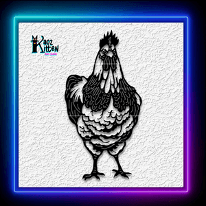 Chicken Farmhouse Hen Wall Art Home Decor