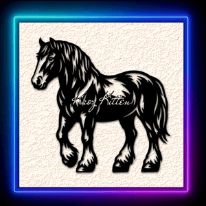 Shadow Steed Horse Art Wall Art Home Decor